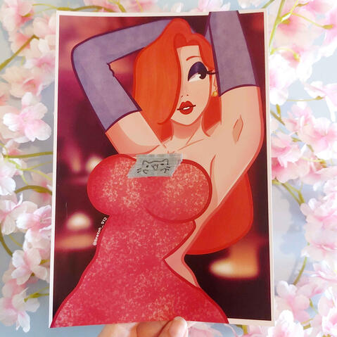 Jessica Rabbit - Print A5 - 5€